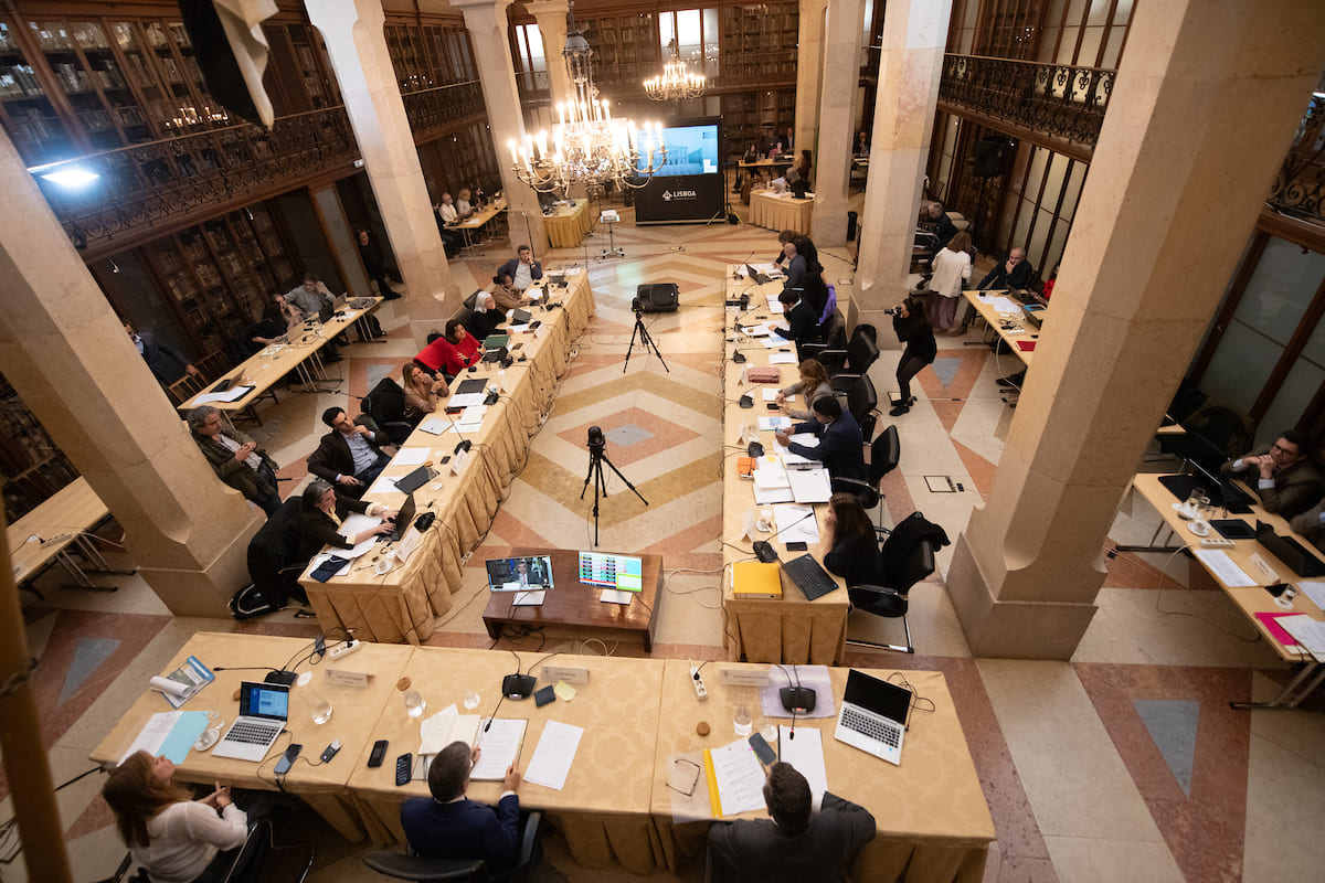 Reunião da Câmara Municipal de Lisboa - fotografia de arquivo