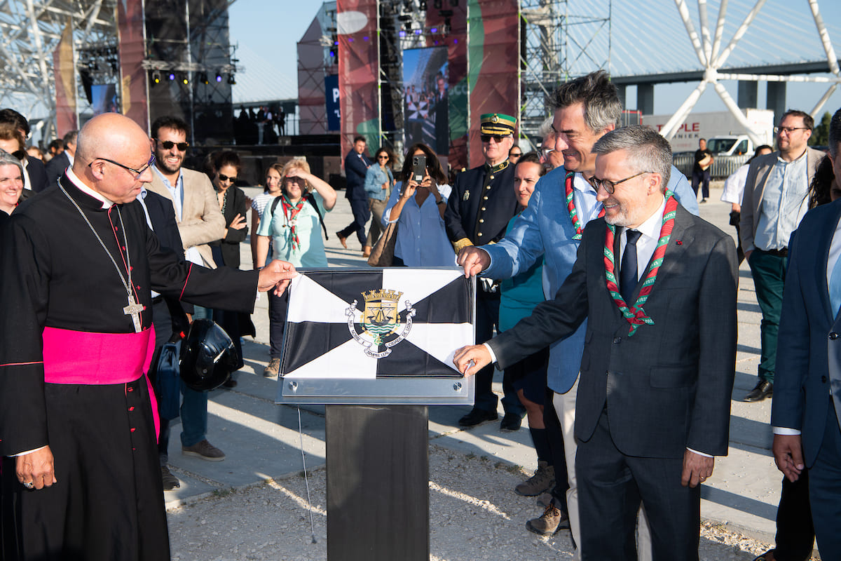 O novo topónimo no Parque das Nações, em Lisboa, assinala a homenagem da Câmara Municipal de Lisboa ao Papa Francisco