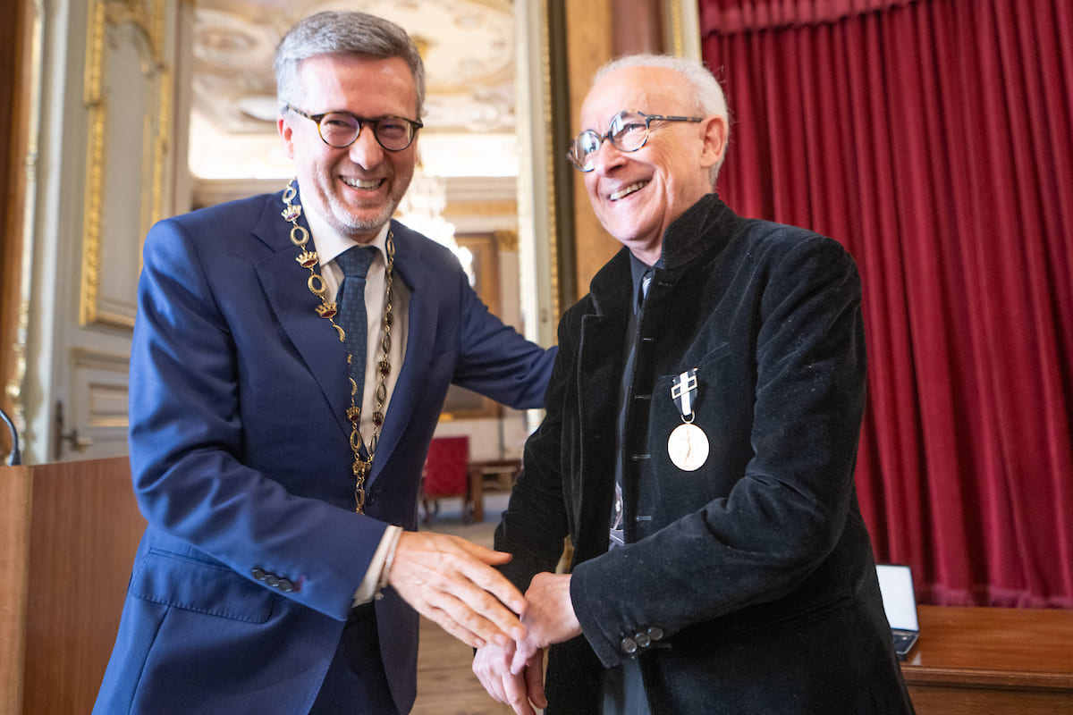 Cerimónia de entrega da Medalha de Honra da Cidade - Carlos Moedas e António Damásio