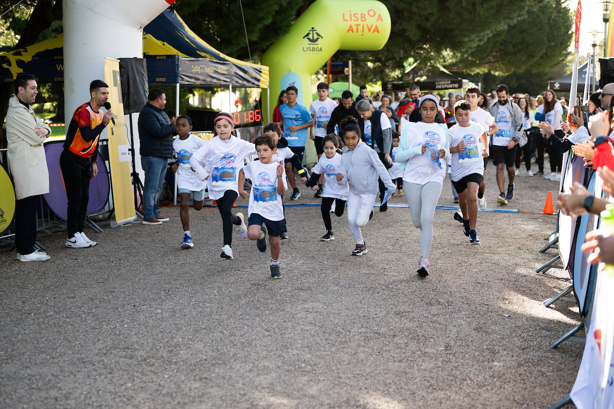 O programa incluiu provas para crianças e jovens de diferentes idades