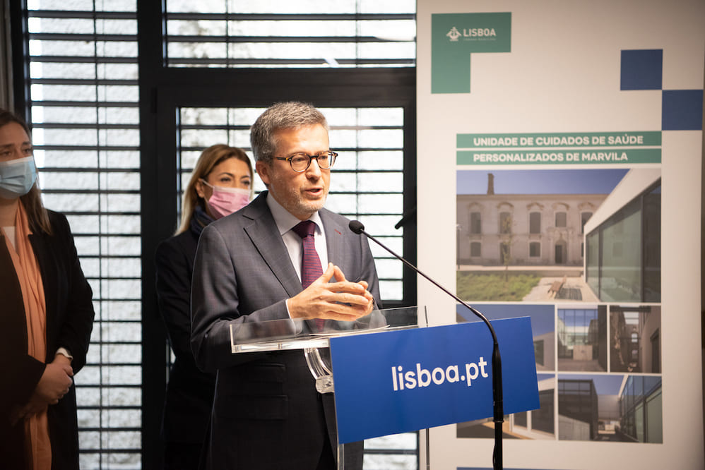 Inauguração da Unidade de Saúde Familiar de Marvila - Carlos Moedas, presidente da Câmara Municipal de Lisboa