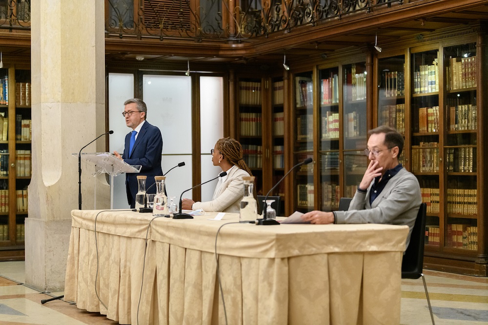 Reunião do Conselho Municipal para a Interculturalidade e Cidadania - Carlos Moedas, presidente da Câmara Municipal de Lisboa