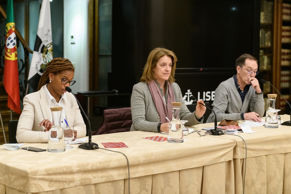 Reunião do Conselho Municipal para a Interculturalidade e Cidadania - Laurinda Alves, vereadora dos Direitos Humanos e Sociais