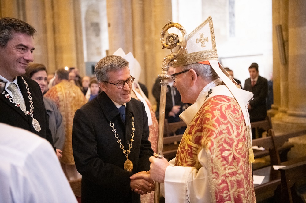 Carlos Moedas, presidente da Câmara Municipal de Lisboa, assistiu, na Sé Catedral de Lisboa, à celebração da solenidade de São Vicente