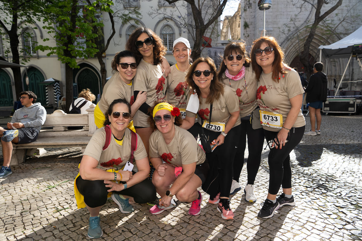 Partida para a 45ª Corrida da Liberdade - Largo do Carmo