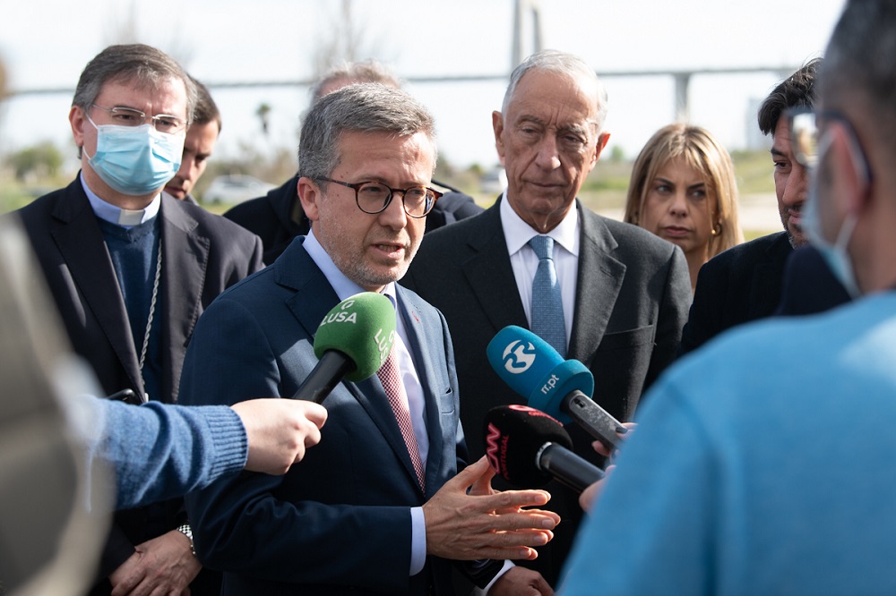 O espaço da JMJ foi visitado pelo Presidente da República, Marcelo Rebelo de Sousa, o presidente da Câmara de Lisboa, Carlos Moedas, e o Bispo de Lisboa, D. Américo Aguiar.