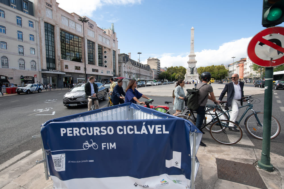 A programação do BICI inclui a ciclovia provisória entre os Restauradores e a  Rua da Prata