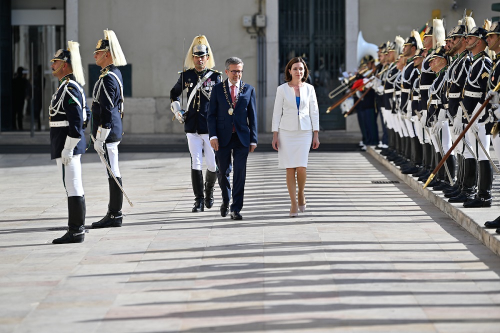 Chefe de Estado da Moldávia recebida na Câmara Municipal de Lisboa - Praça do Município 