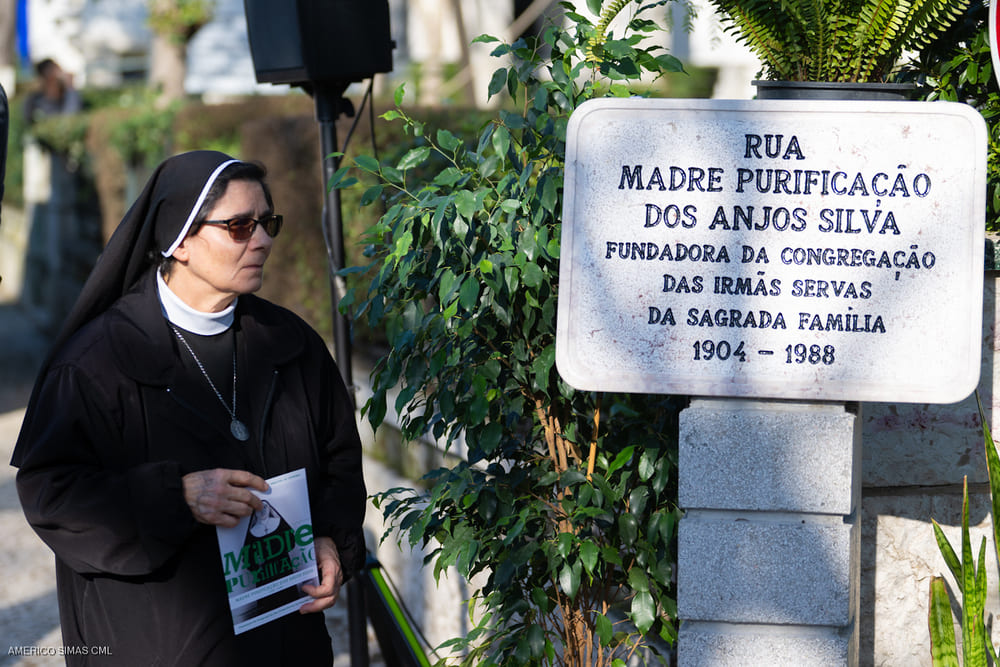 Madre Purificação dos Anjos Silva homenageada com nome de rua