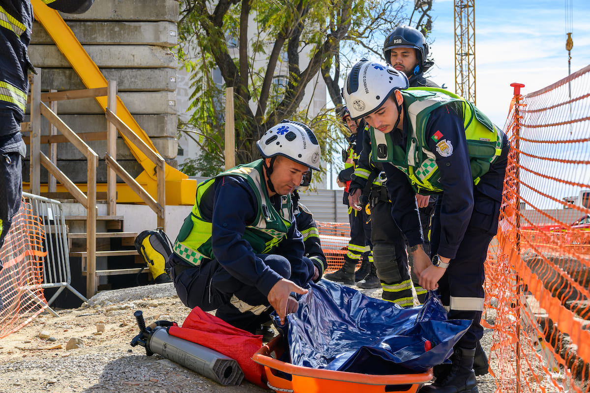 O simulacro permitiu melhorar a ligação entre os diferentes serviços municipais de emergência e prevenção