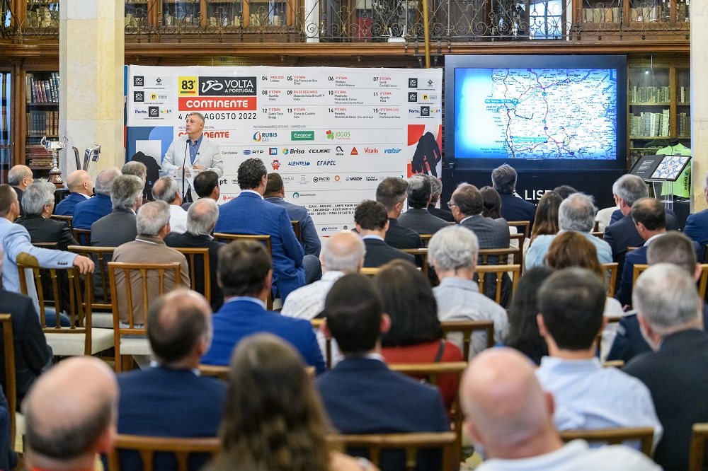 Apresentação da 83ª edição da Volta a Portugal em Bicicleta - Sala do Arquivo dos Paços do Concelho
