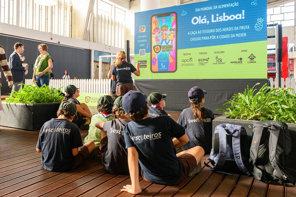 Lançamento da app Heróis da Fruta