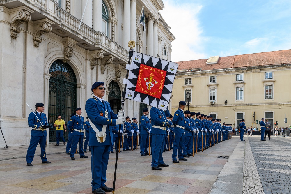 Cerimónia do Dia da Unidade do Regimento de Sapadores Bombeiros - Praça do Município