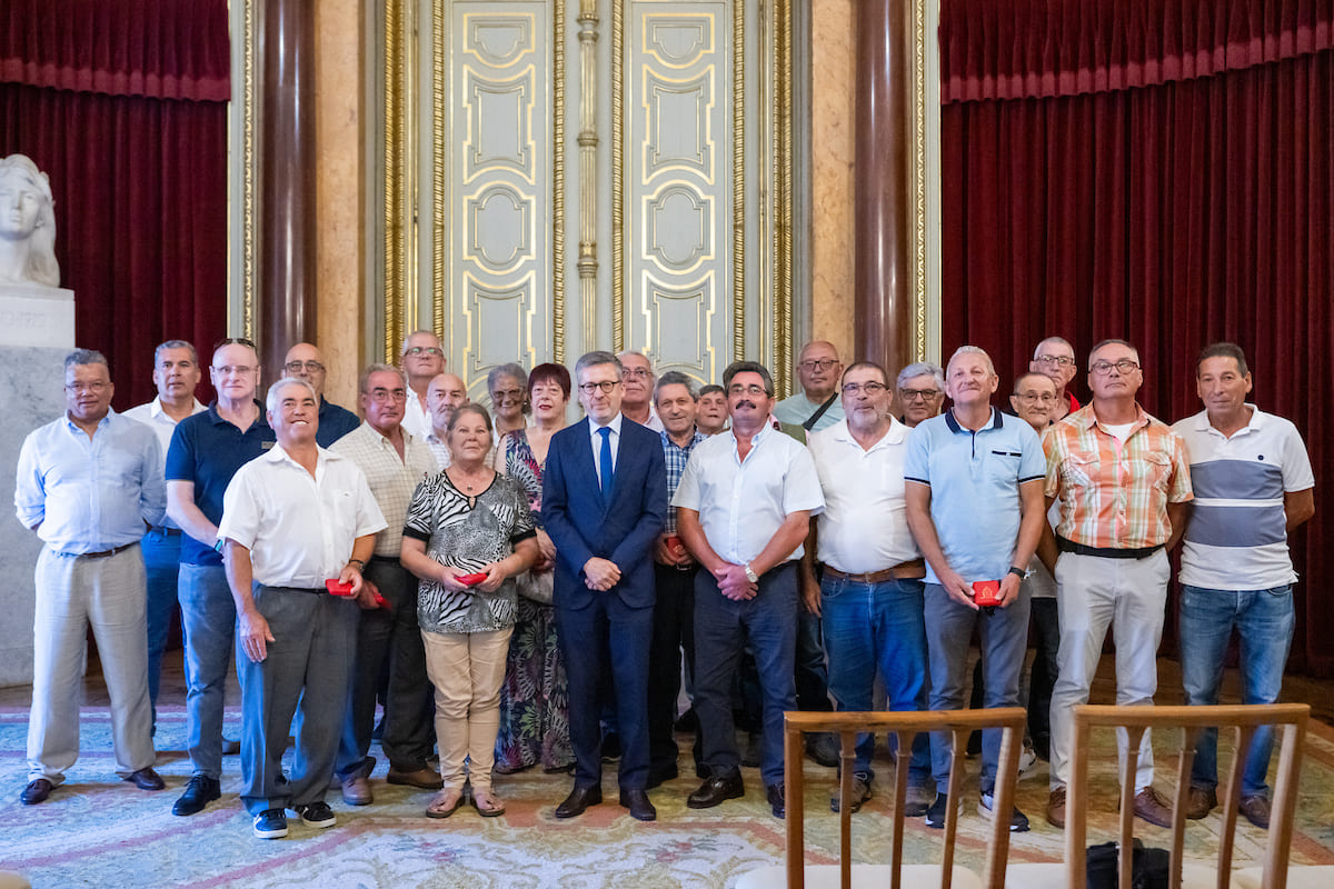 Cerimónia de homenagem aos trabalhadores da Câmara Municipal de Lisboa já reformados - Salão Nobre dos Paços do Concelho