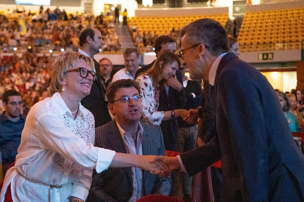 Carlos Moedas, presidente da Câmara Municipal de Lisboa, marcou presença no concerto “Pela Ucrânia, com Amor”