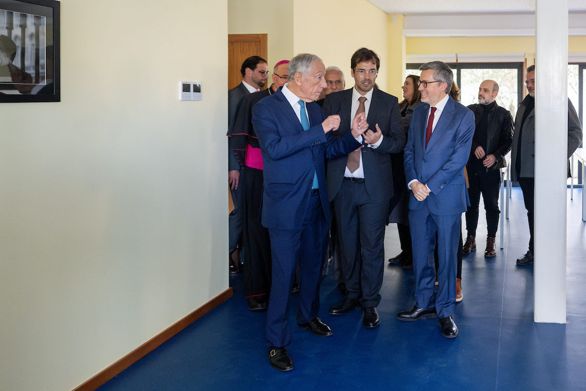 Inauguração das novas instalações da Associação "O Companheiro" - Marcelo Rebelo de Sousa, Presidente da República, e Carlos Moedas, presidente da CML