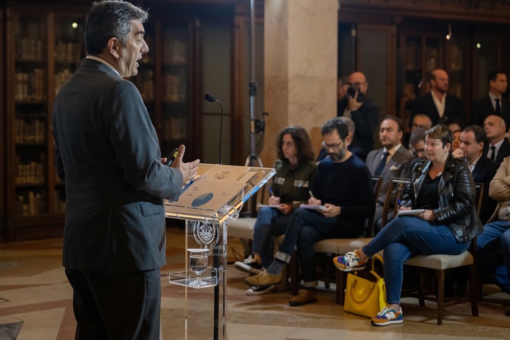 Apresentação da proposta de Orçamento Municipal 2024 - Sala do Arquivo dos Paços do Concelho