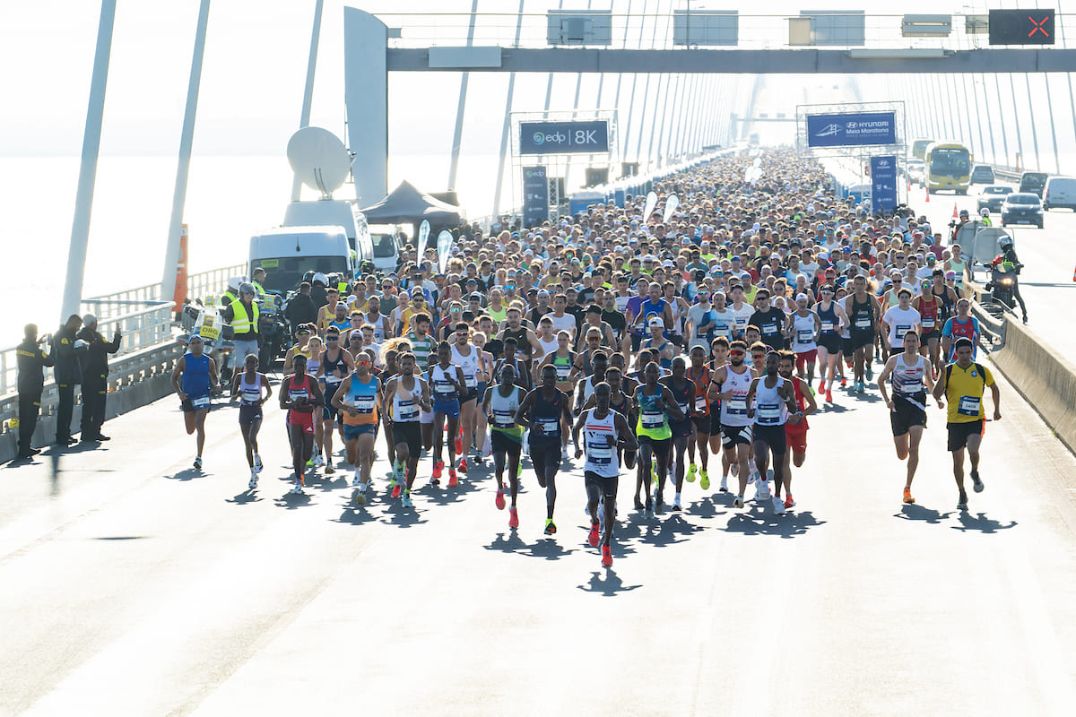 Dezoito mil atletas na partida da meia e mini-maratonas - Ponte Vasco daa Gama Dezoito mil atletas na partida da meia e mini-maratonas - Ponte Vasco daa Gama