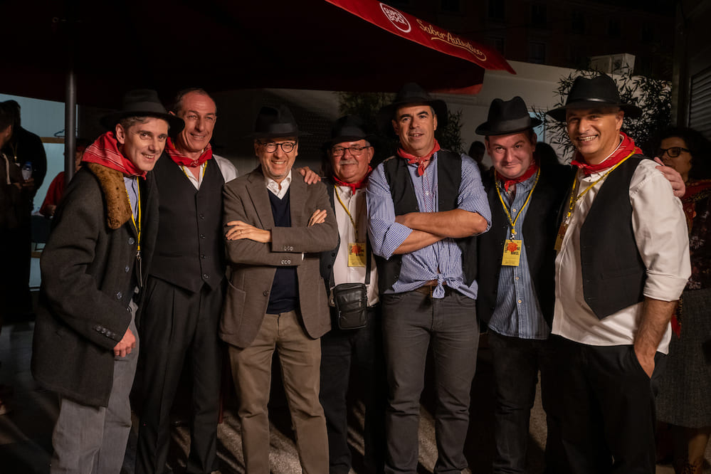 Carlos Moedas, presidente da Câmara Municipal de Lisboa e os Cantadores do Redondo