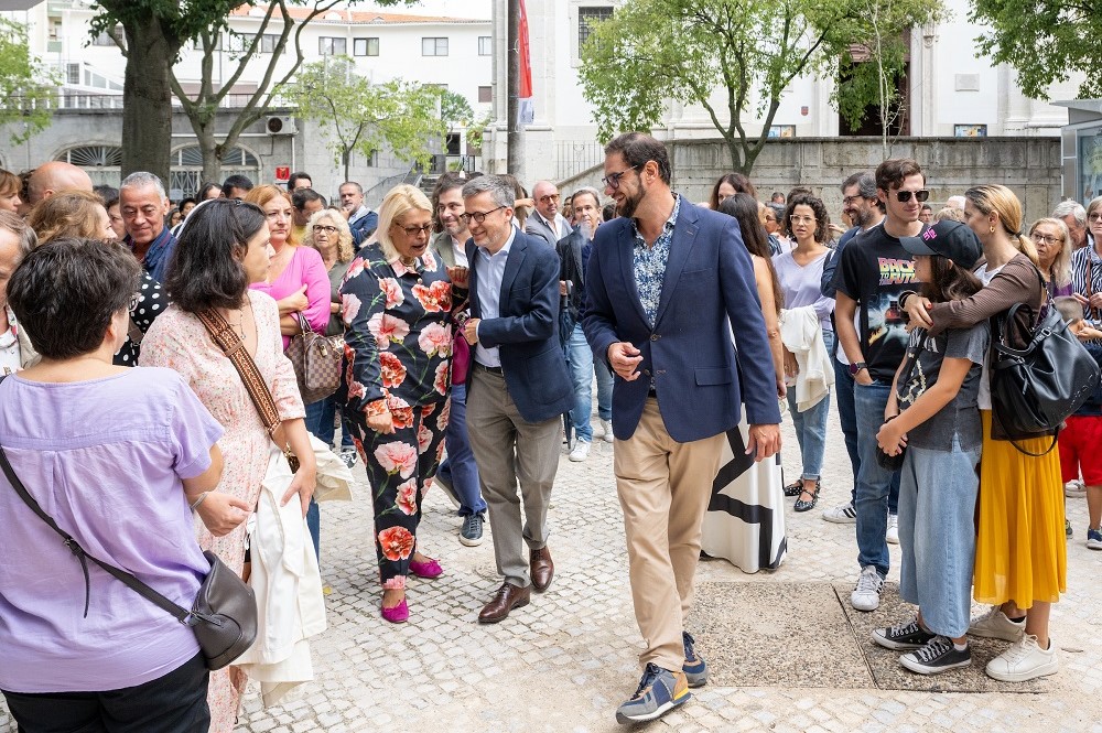 Reabertura do Turim com a presença dos presidentes da Câmara Municipal de Lisboa, Carlos Moedas, e da Junta de Freguesia de Benfica, Ricardo Marques