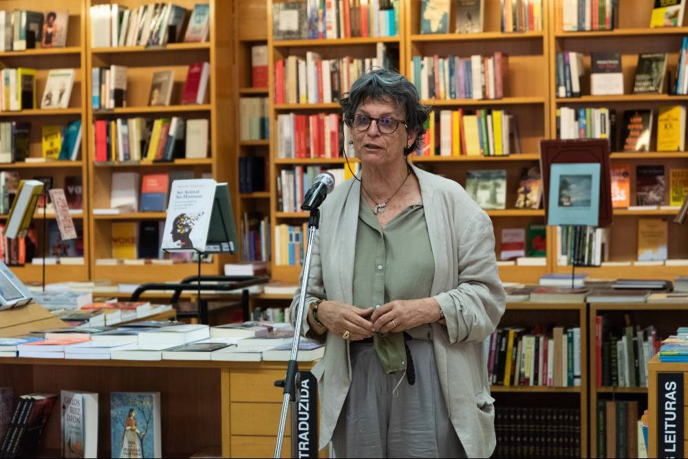 Catarina Vaz Pinto , vereadora da Cultura - Livraria Barata Lugar de Cultura
