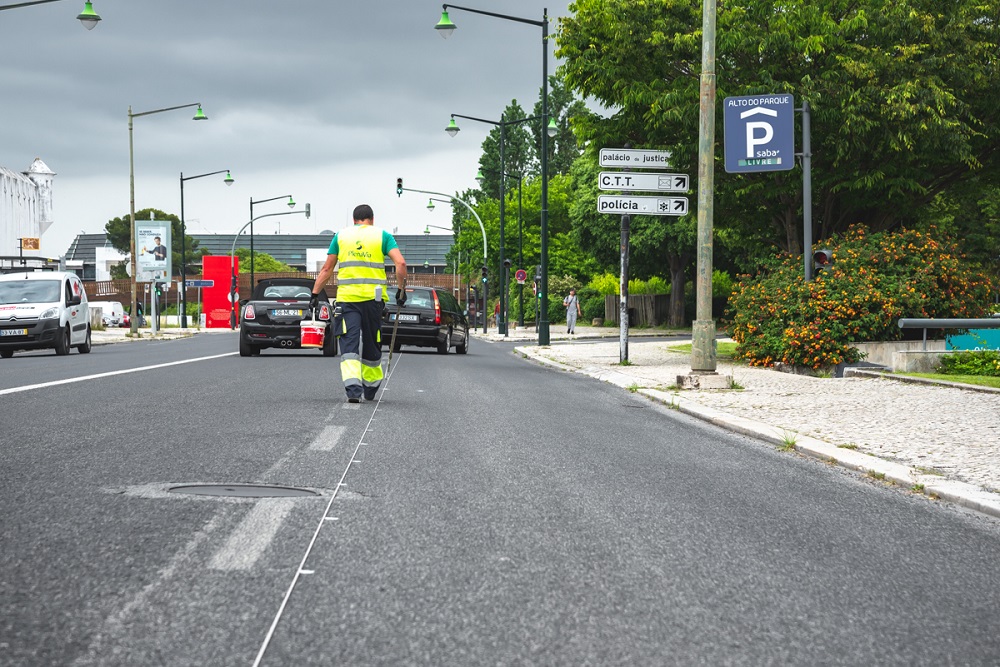 Na Rua Marquês de Fronteira, em Campolide, a ciclovia será bidirecional