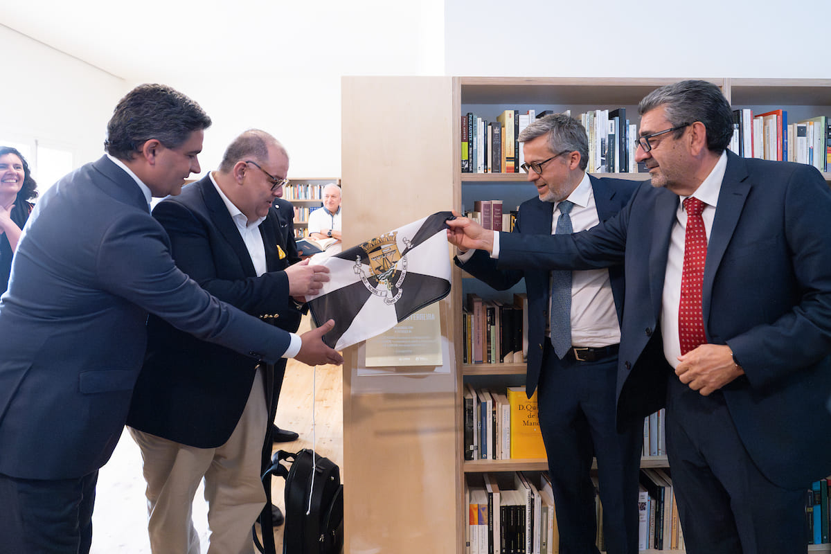 Inauguração da biblioteca António Mega Ferreira