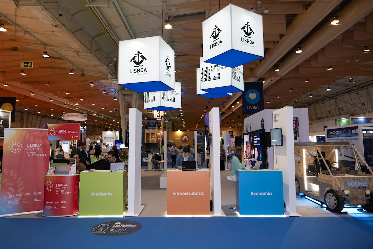 O stand interativo da Câmara Municipal de Lisboa