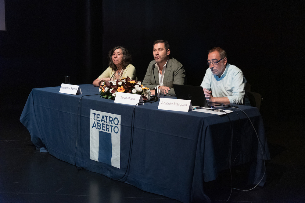 Vereador Diogo Moura, Laurentina Alves e António Marques