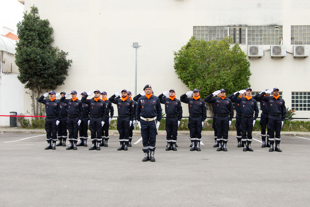 Juramento de bandeira dos novos elementos do Regimento de Sapadores Bombeiros 