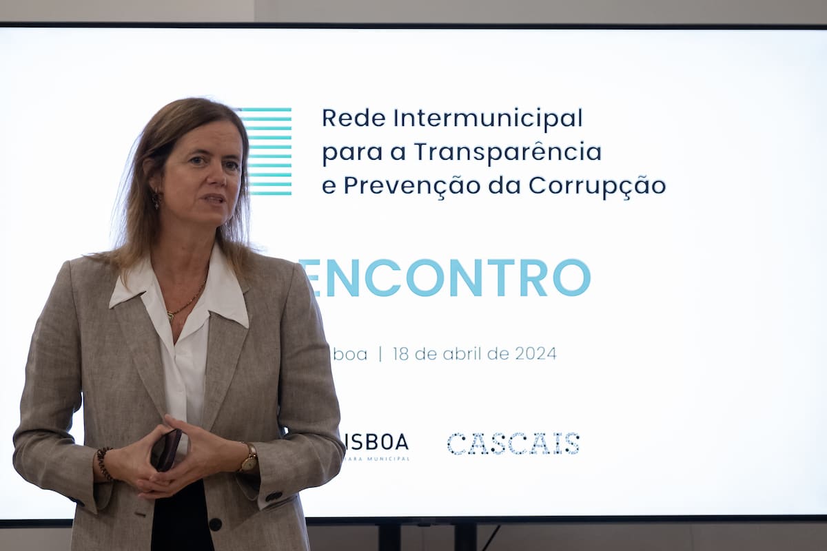 Joana Almeida, vereadora da Transparência e Prevenção da Corrupção da Câmara Municipal de Lisboa