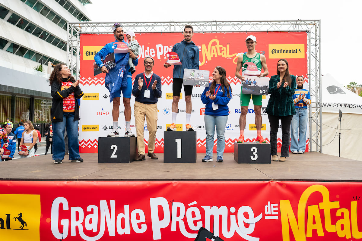 Miguel Mascarenhas, Pedro Alves e Pedro Urbano ocuparam o pódio masculino