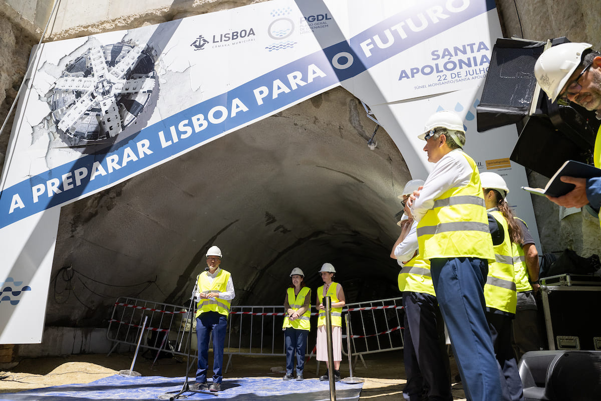 A conclusão do túnel é um marco nesta obra “essencial" para o futuro de Lisboa, afirmou Carlos Moedas