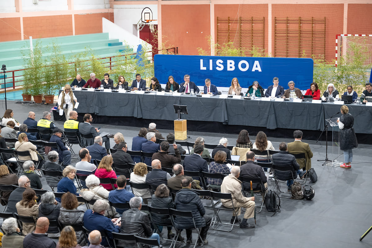 Reunião pública descentralizada da Câmara Municipal de Lisboa - Escola Básica Quinta de Marrocos 