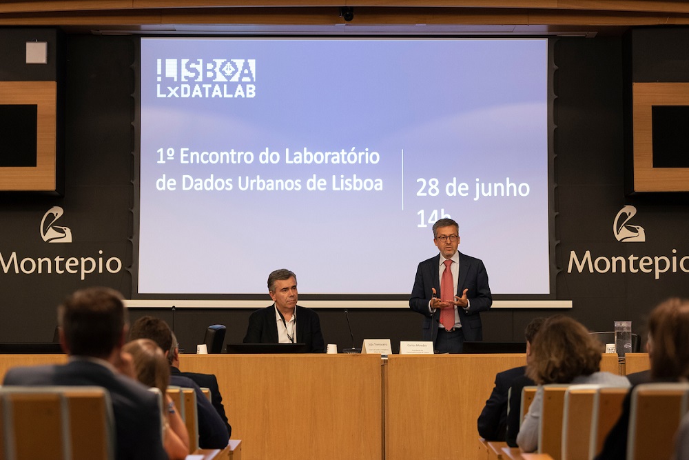 1º encontro do Laboratório de Dados Urbanos de Lisboa - Auditório do Montepio Geral