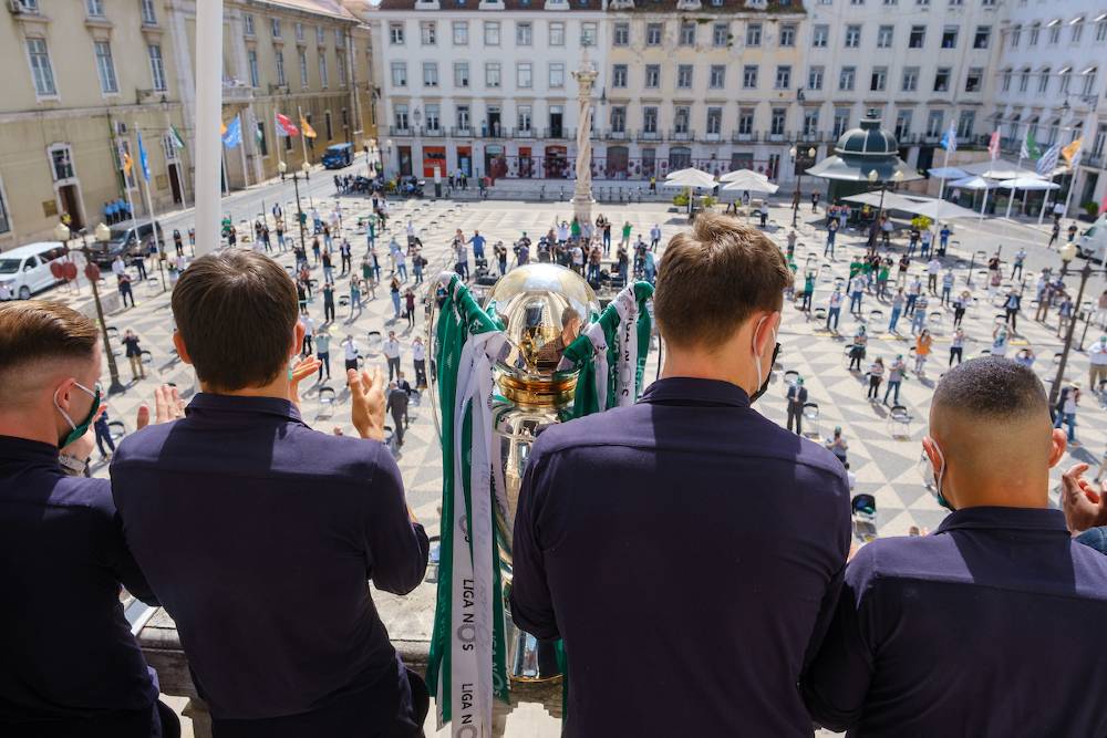 Homenagem ao Sporting Clube de Portugal na Câmara Municipal - Praça do Município