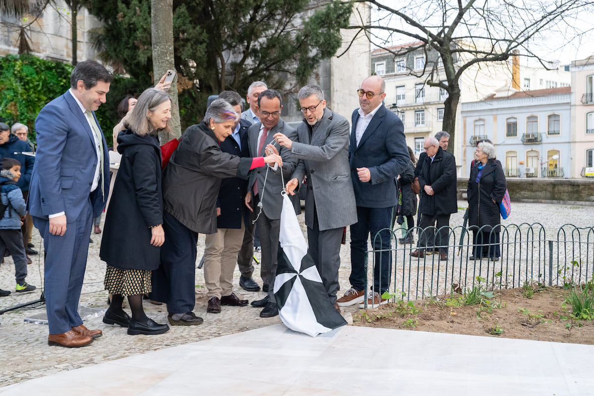 Inauguração do Memorial à Vigília da Capela do Rato, no Jardim das Amoreiras