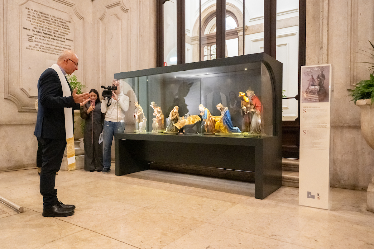 Inauguração da exposição do presépio da Câmara Municipal de Lisboa com a bênção do Cardeal-Patriarca de Lisboa, Rui Valério