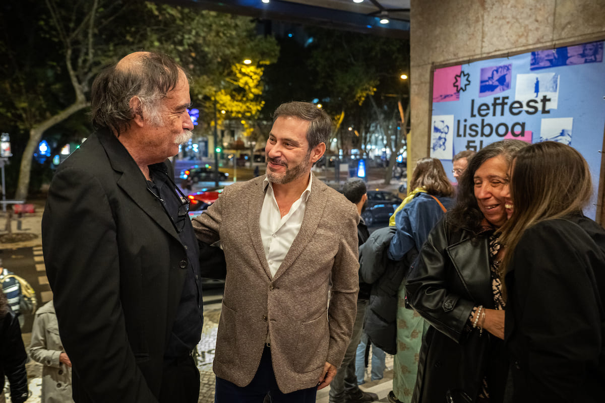  Paulo Branco, diretor do LEFFEST, e Diogo Moura, vereador da Câmara Municipal de Lisboa