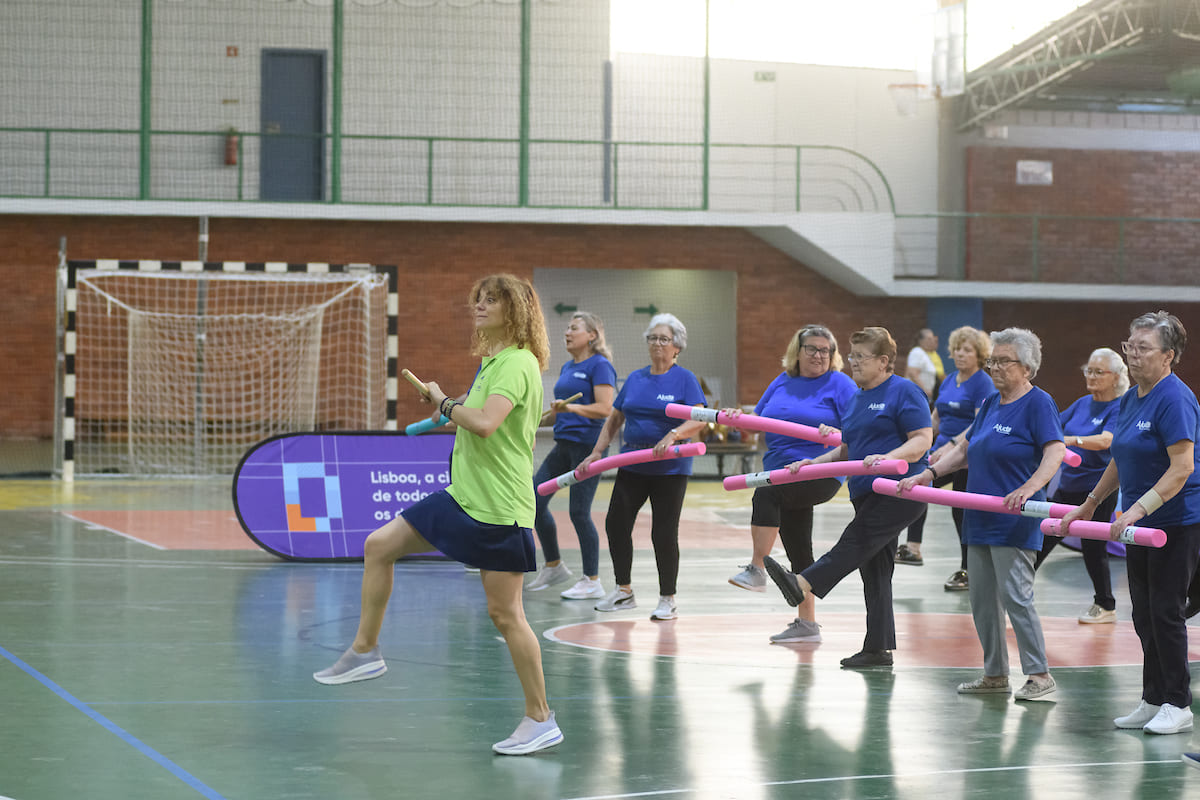 O Programa Desportivo Municipal “Lisboa +55” promove a prática desportiva e estilos de vida saudáveis na idade adulta - imagem de arquivo