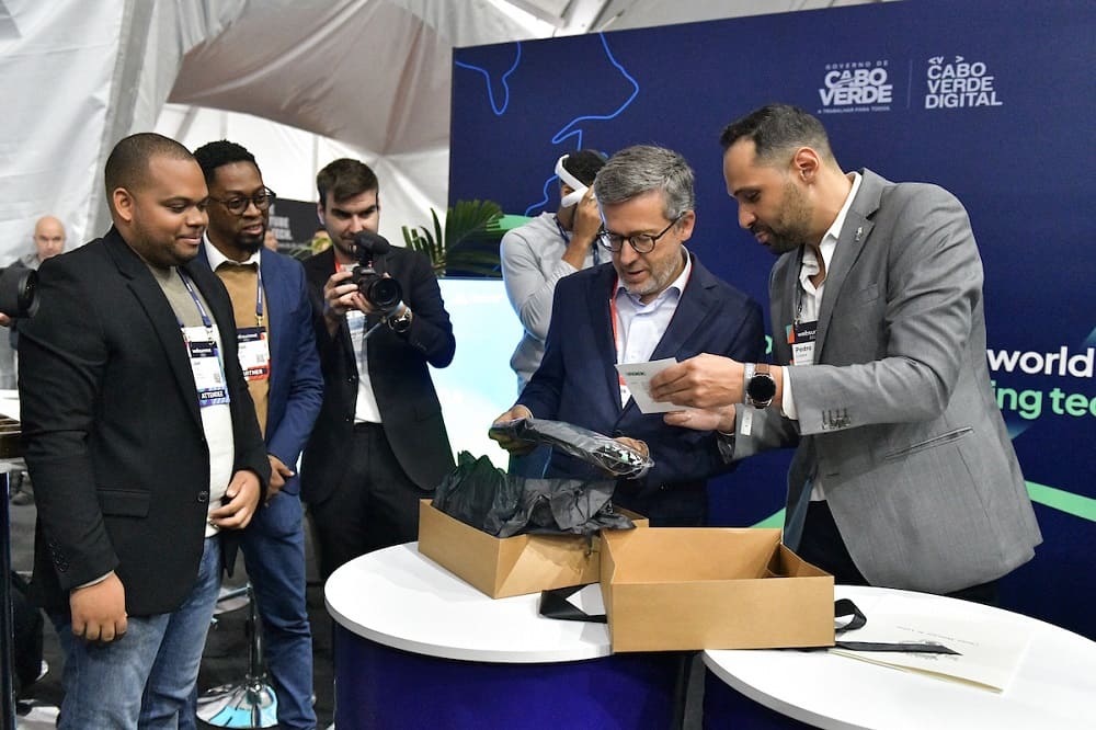 Carlos Moedas, presidente da Câmara Municipal de Lisboa e Pedro Lopes, secretário de Estado da Economia Digital de Cabo Verde - Web Summit 2022