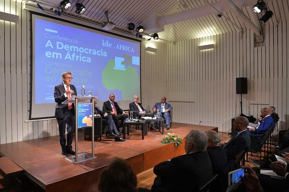 Conferência “Democracia em África” - Carlos Moedas, presidente da Câmara Municipal de Lisboa