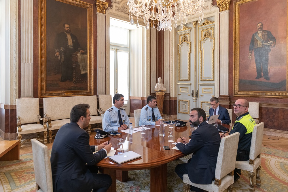 Reunião do Conselho Municipal de Segurança de Lisboa - Paços do Concelho
