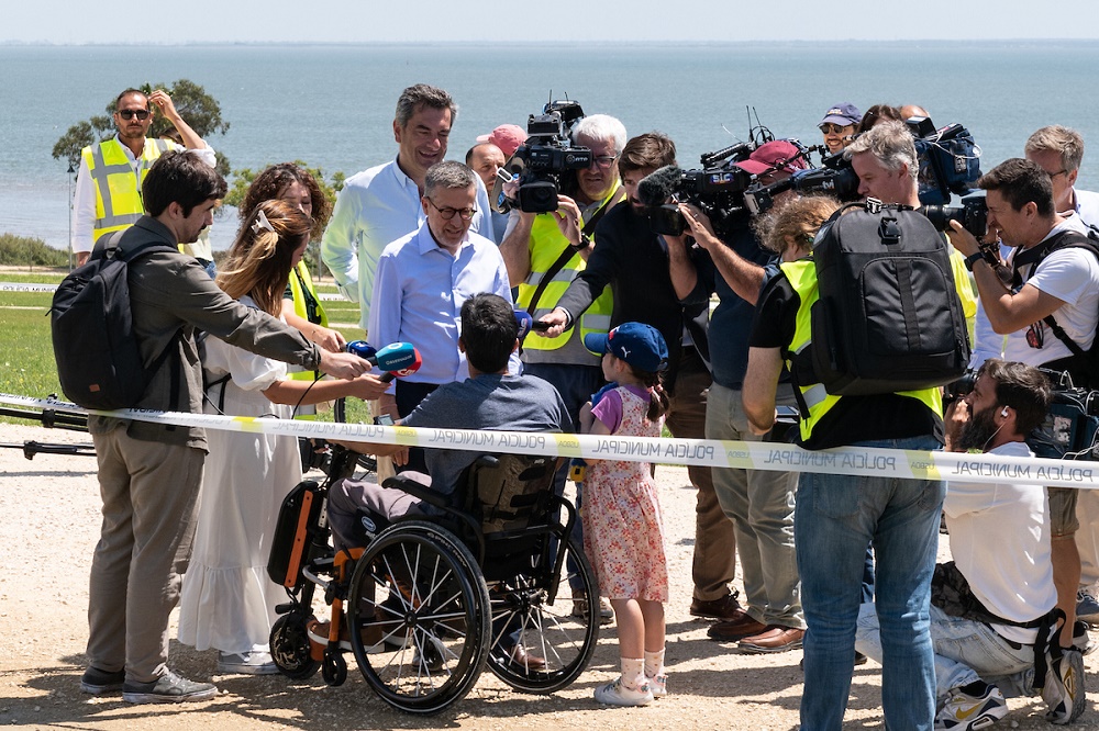 Dia aberto no Parque Tejo - Presidente da CML, Carlos Moedas