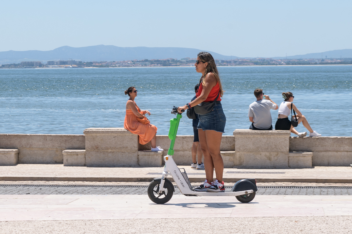 Tempo quente em Lisboa