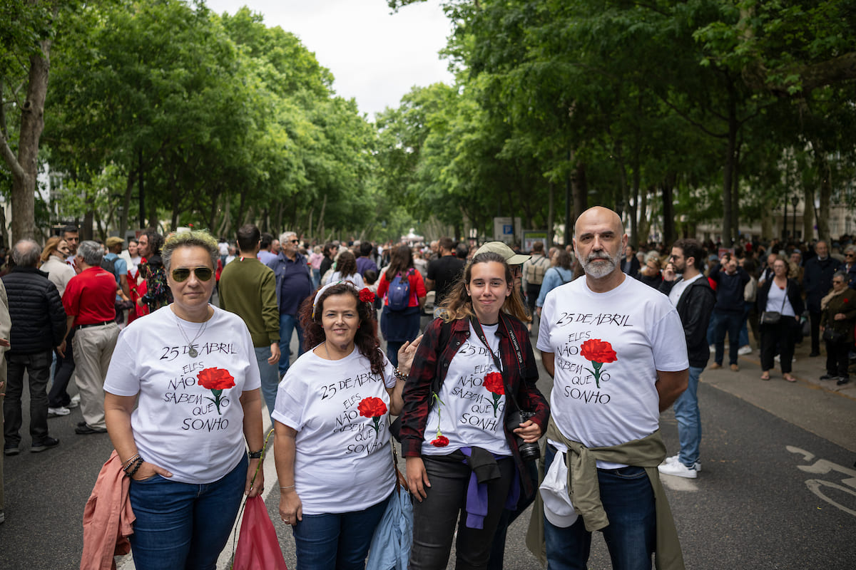 Comemoração dos 50 anos do 25 de Abril - Desfile na Avenida da Liberdade