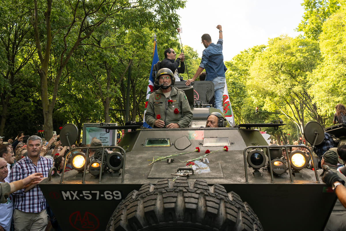 Comemoração dos 50 anos do 25 de Abril - Desfile na Avenida da Liberdade