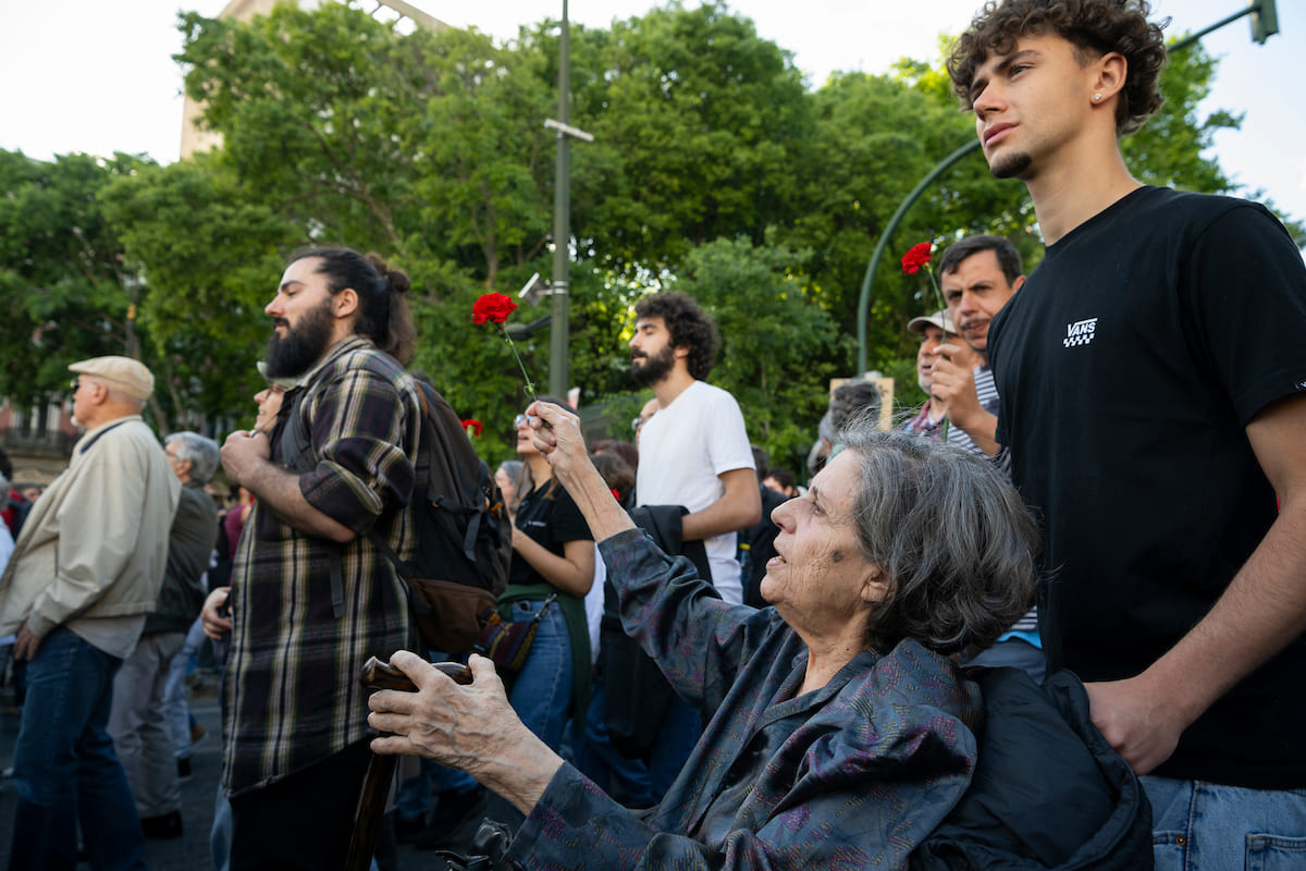 Comemoração dos 50 anos do 25 de Abril - Desfile na Avenida da Liberdade