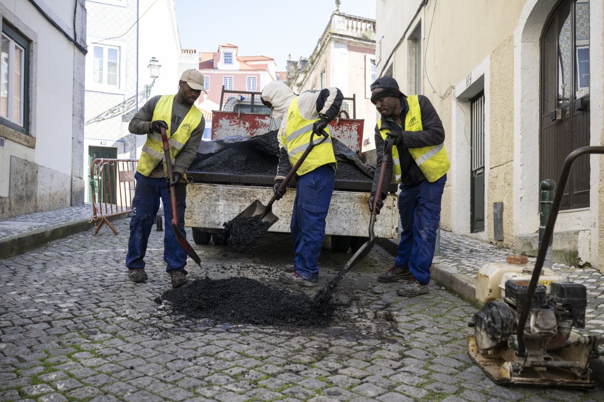 Reparações na freguesia da Estrela