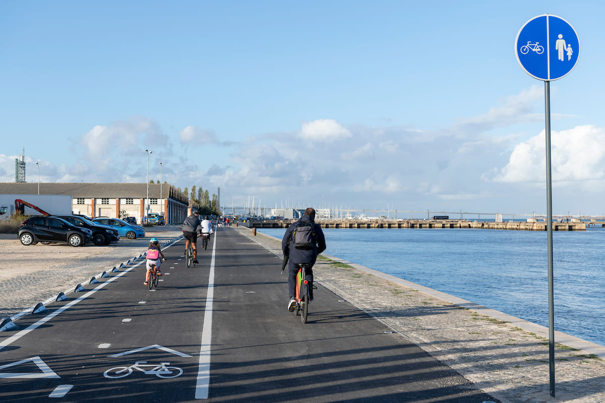 Ciclovia Ribeirinha Oriental vai ligar o Terreiro do Paço ao Parque Tejo-Trancão